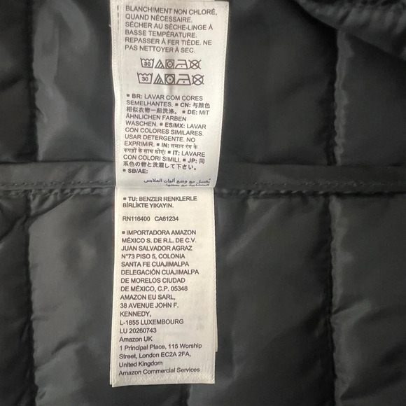 AMAZON ESSENTIAL PUFFER VEST  | MEDIUM  #FML13007 - Picture 7 of 7